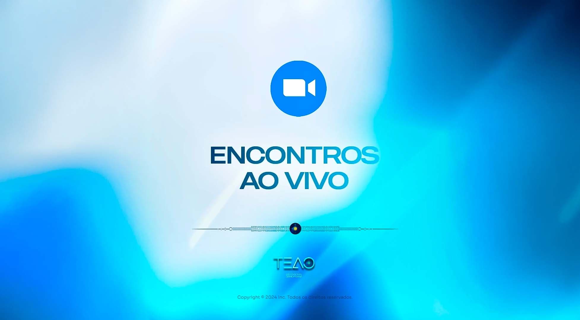 Encontros ao vivo semanais